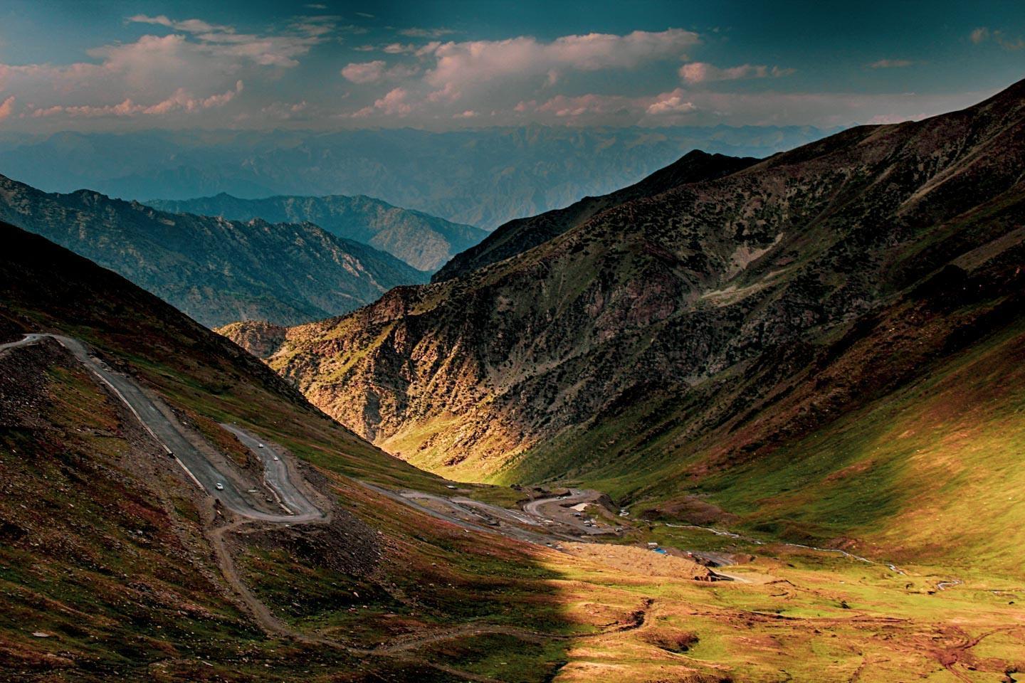Stunning view of majestic mountains from Babusar