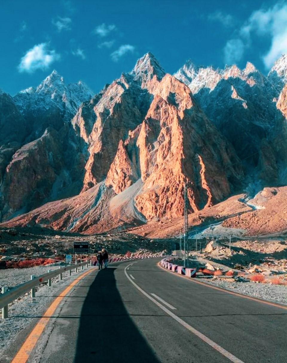 Passu cones view from Karakoram Highway