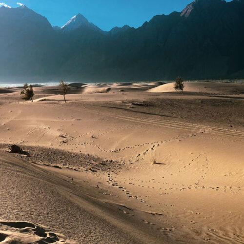 The distinctive topography of Sarfaranga Cold Desert