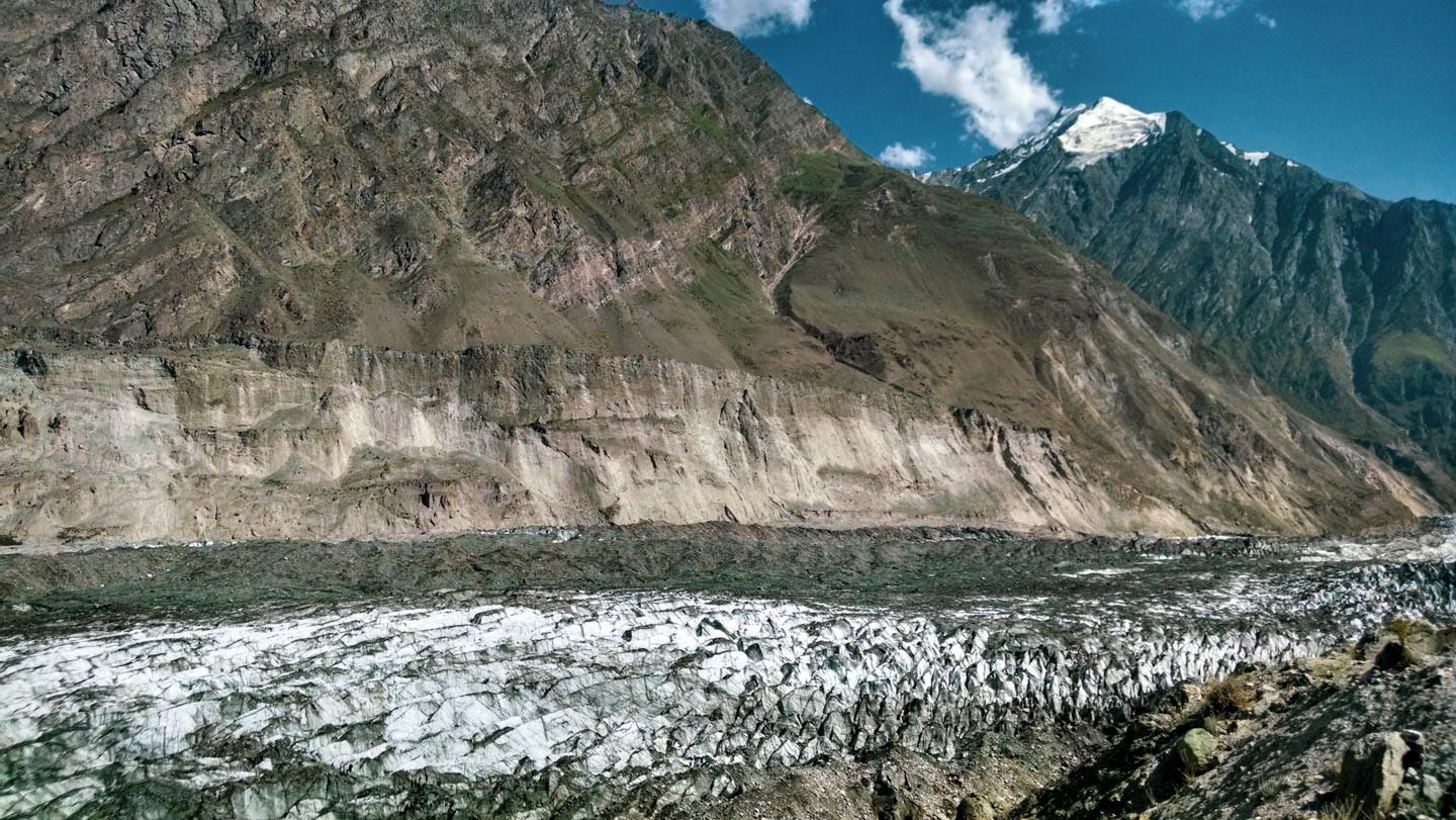 The colossal Hopar Glacier, Nagar, Gilgit Baltistan