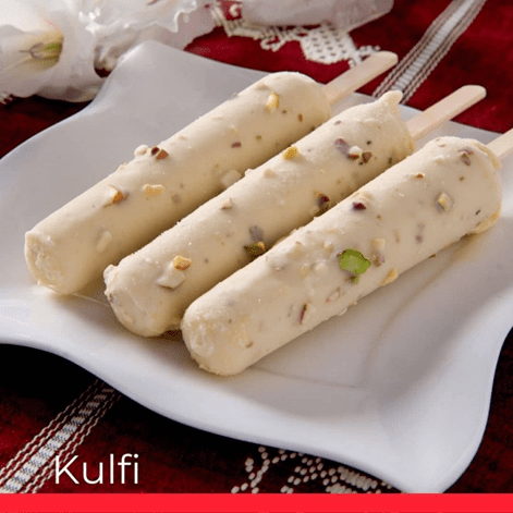 Pakistani dessert – Kulfi with pistachios
