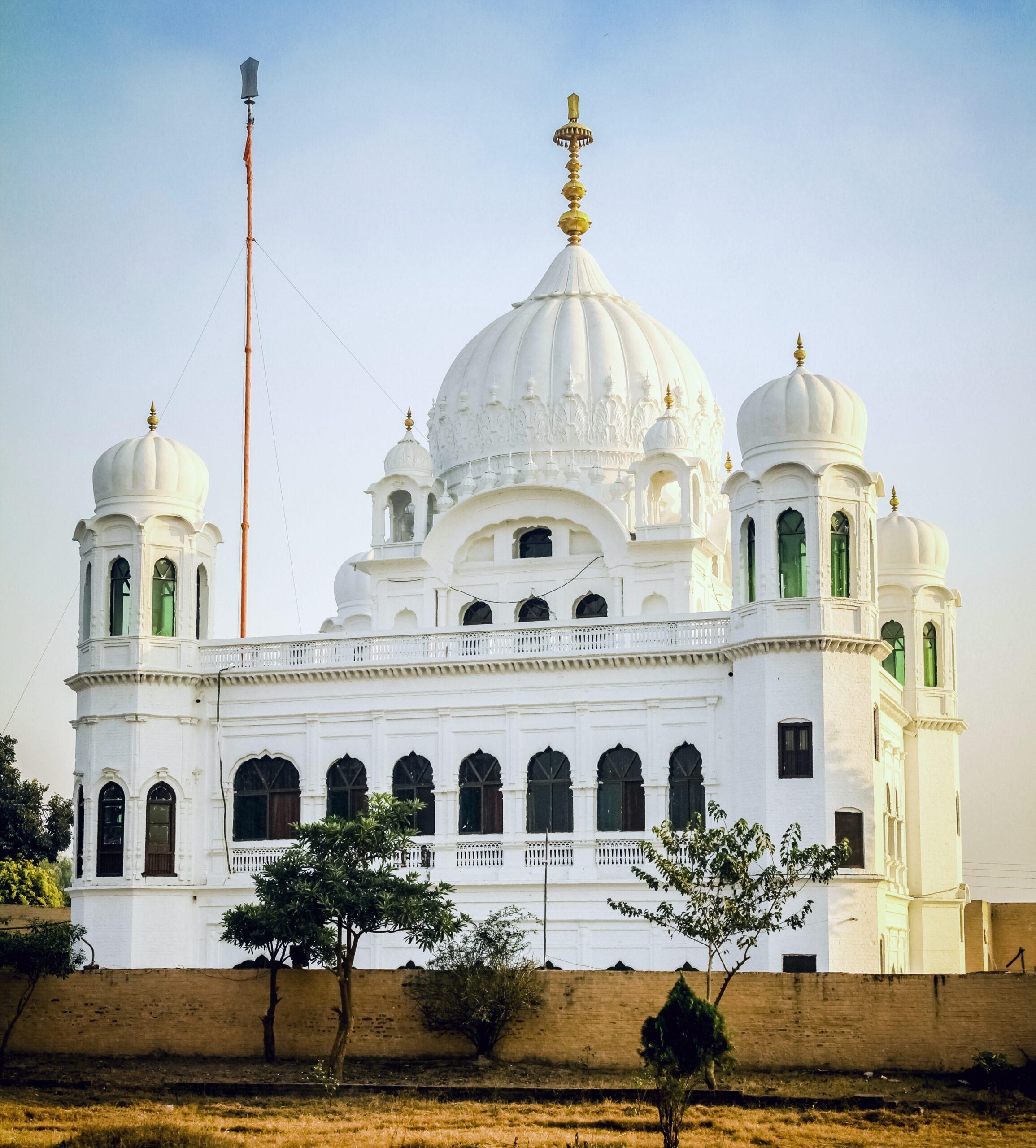 The beautiful building of Baba Guru Nanak’s Shrine, KartarpurGuide