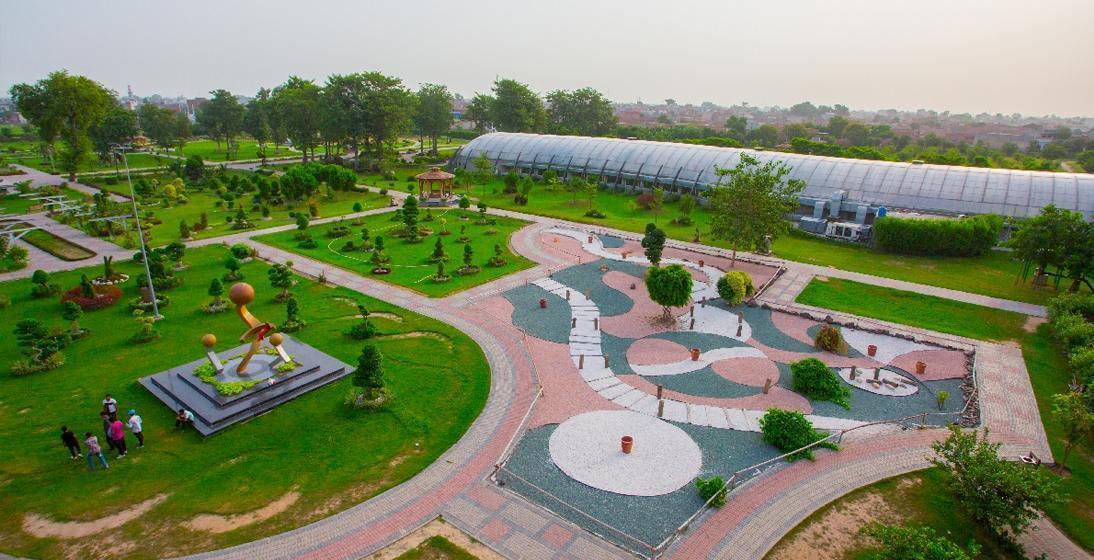 A bird’s eye view of an alluring Jallo Park, Lahore