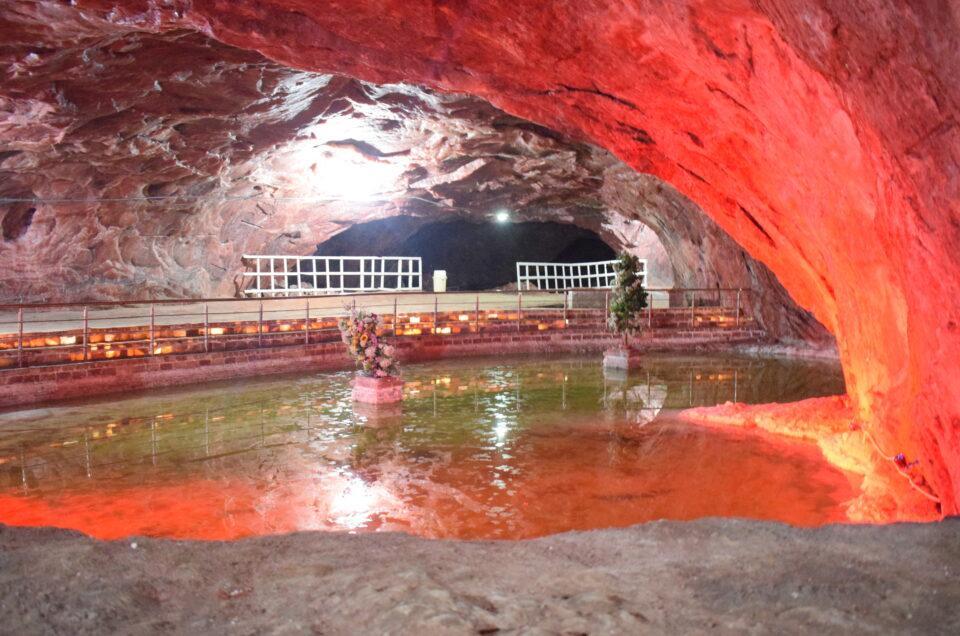 Lovely view of Saltwater Pool in Khewra Salt Mine