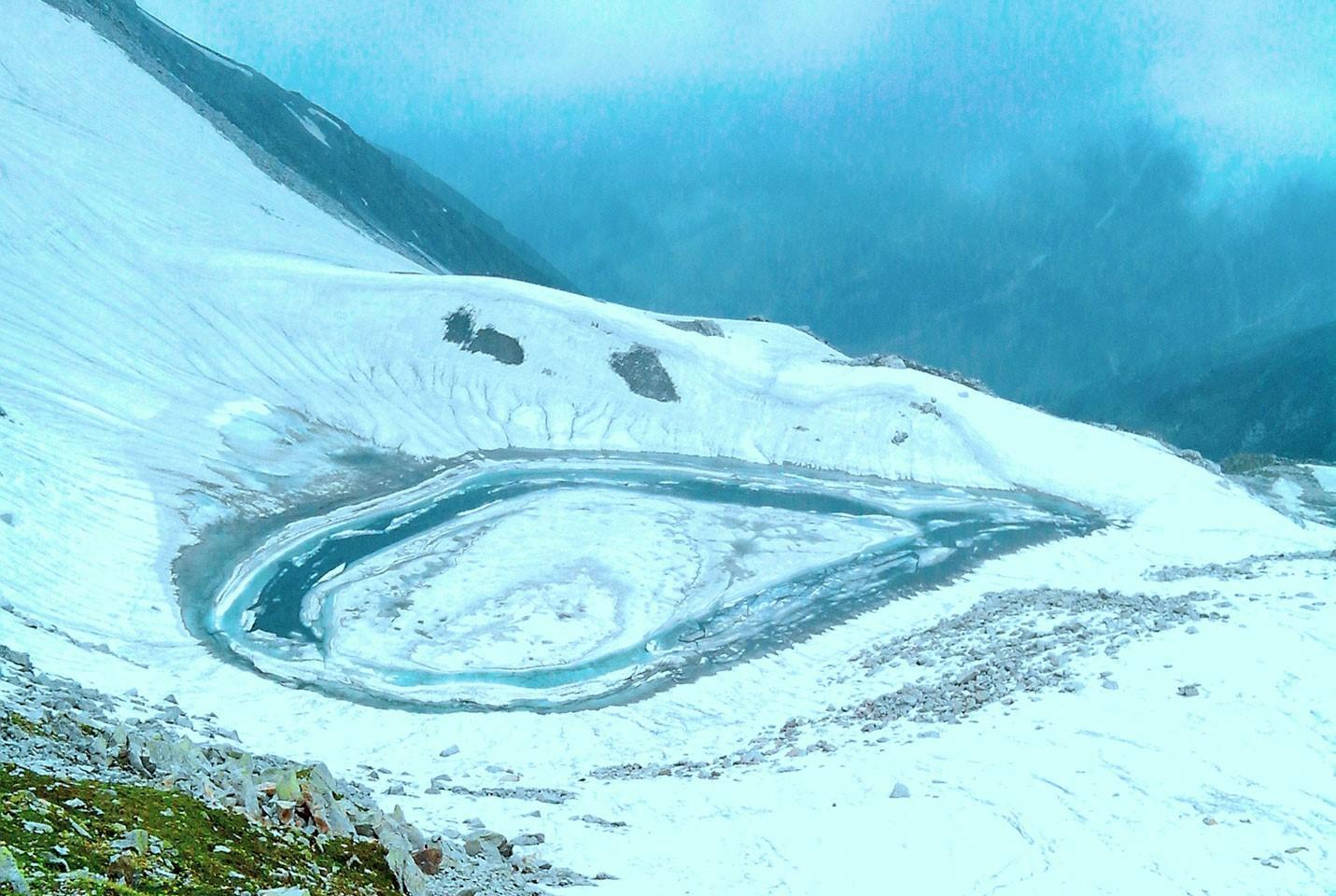 High-altitude landscape of Kaghan Valley near Malika Parbat, close to Ansoo Lake