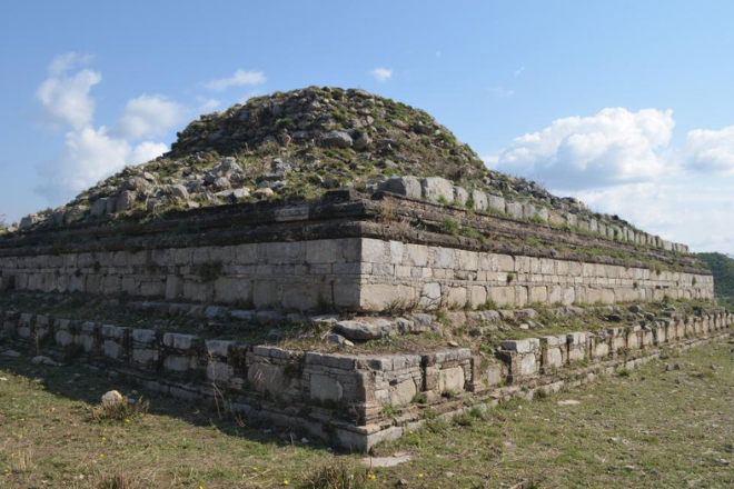 Archaeological ruins of the ancient city of Taxila in Punjab, Pakistan
